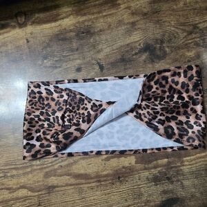 Cheetah Print Twist Headband New Without Tags